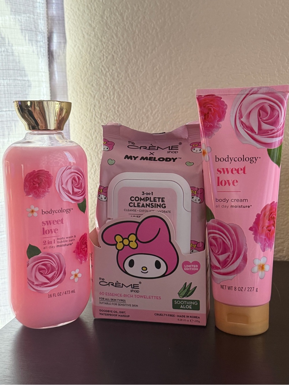 Bodycology × My Melody x Créme Sweet Love bundle!